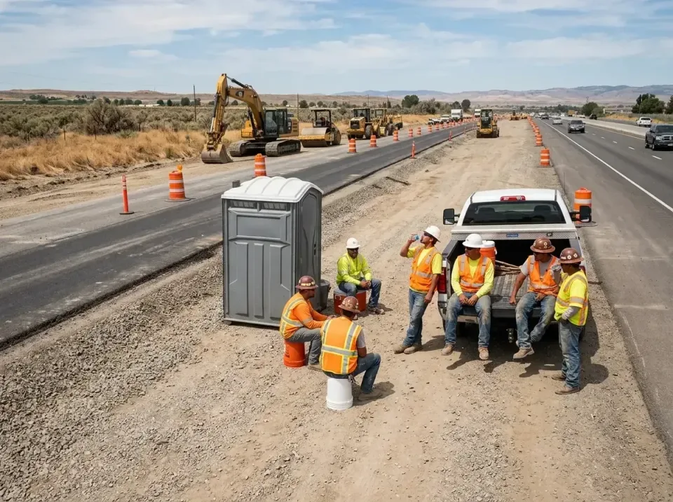 highway-road-construction-crew-007 — frequently asked questions, Porta Potty and Restroom Rentals in Gridley, CA